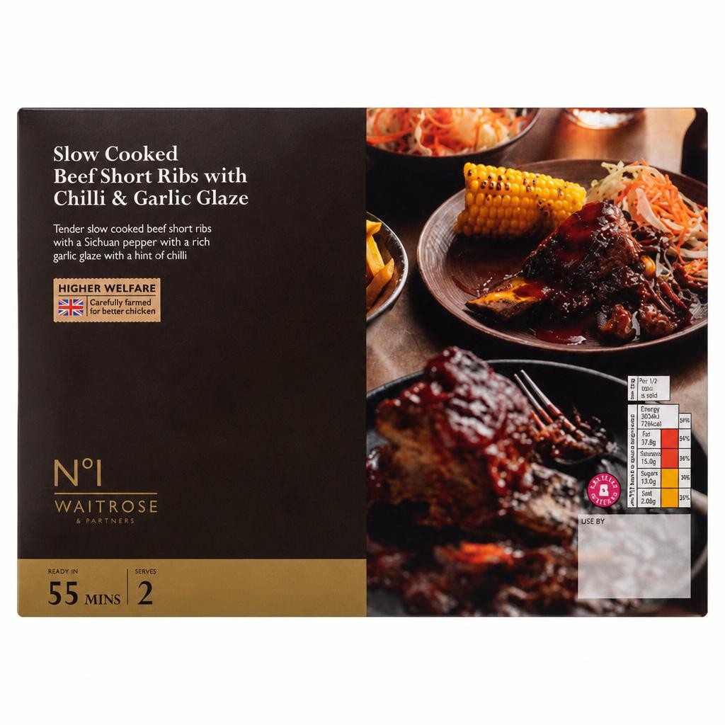 No.1 Slow Cooked Beef Short Ribs Chilli & Garlic Glaze