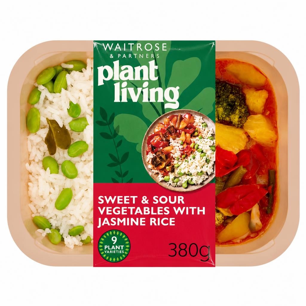 Plant Living Sweet & Sour Vegetables with Jasmine Rice
