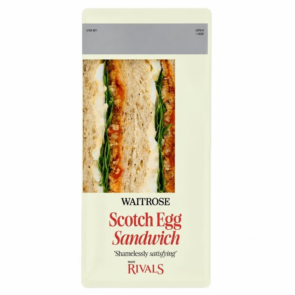 Waitrose Scotch Egg Sandwich