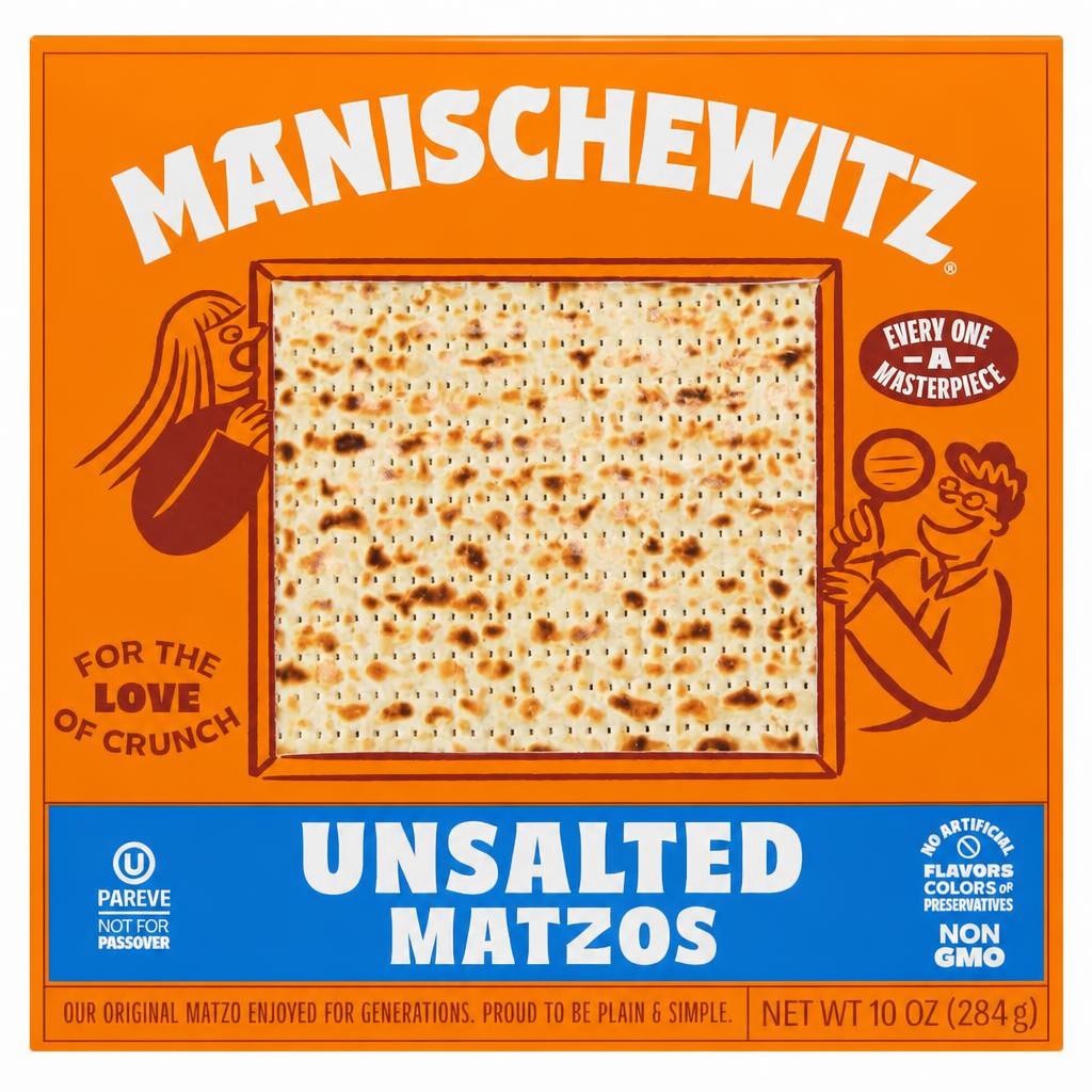 Manischewitz Unsalted Matzos 284g