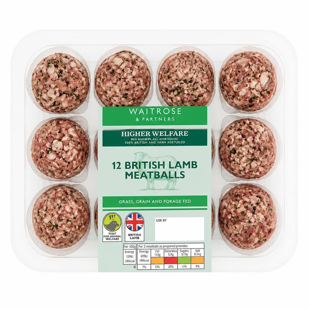 Waitrose 12 British Lamb Meatballs