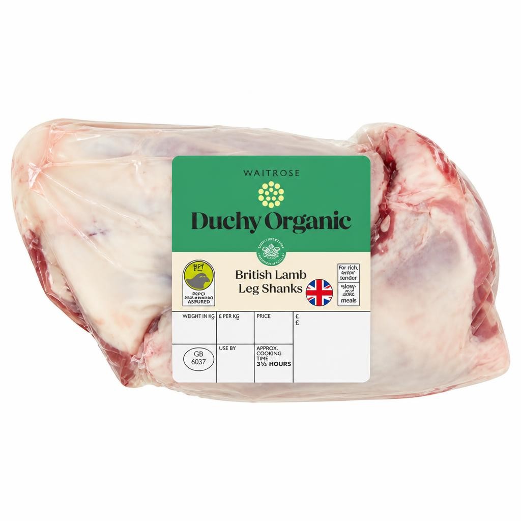 Duchy Organic British Lamb Leg Shanks