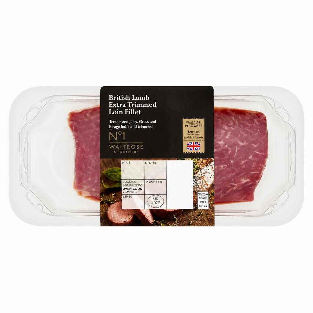 No.1 British Lamb Extra Trimmed Loin Fillet