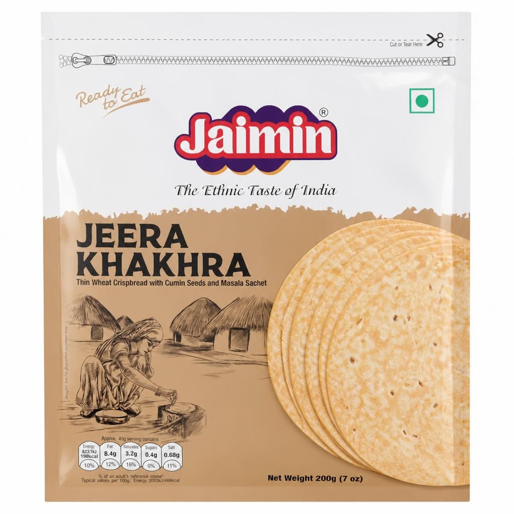 Jaimin Jeera Khakhra 200g