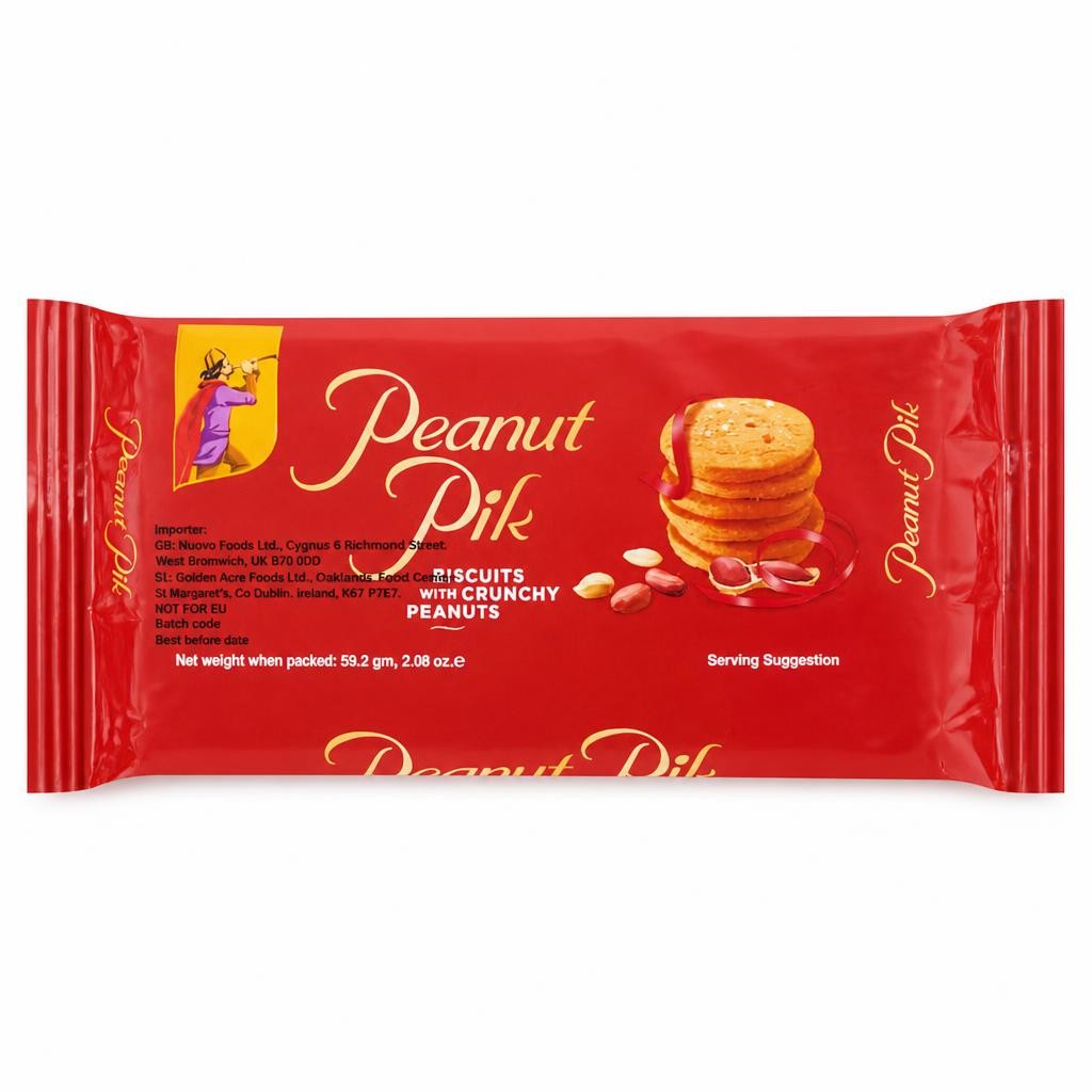 EBM  Peanut Pik Biscuits 59.2g