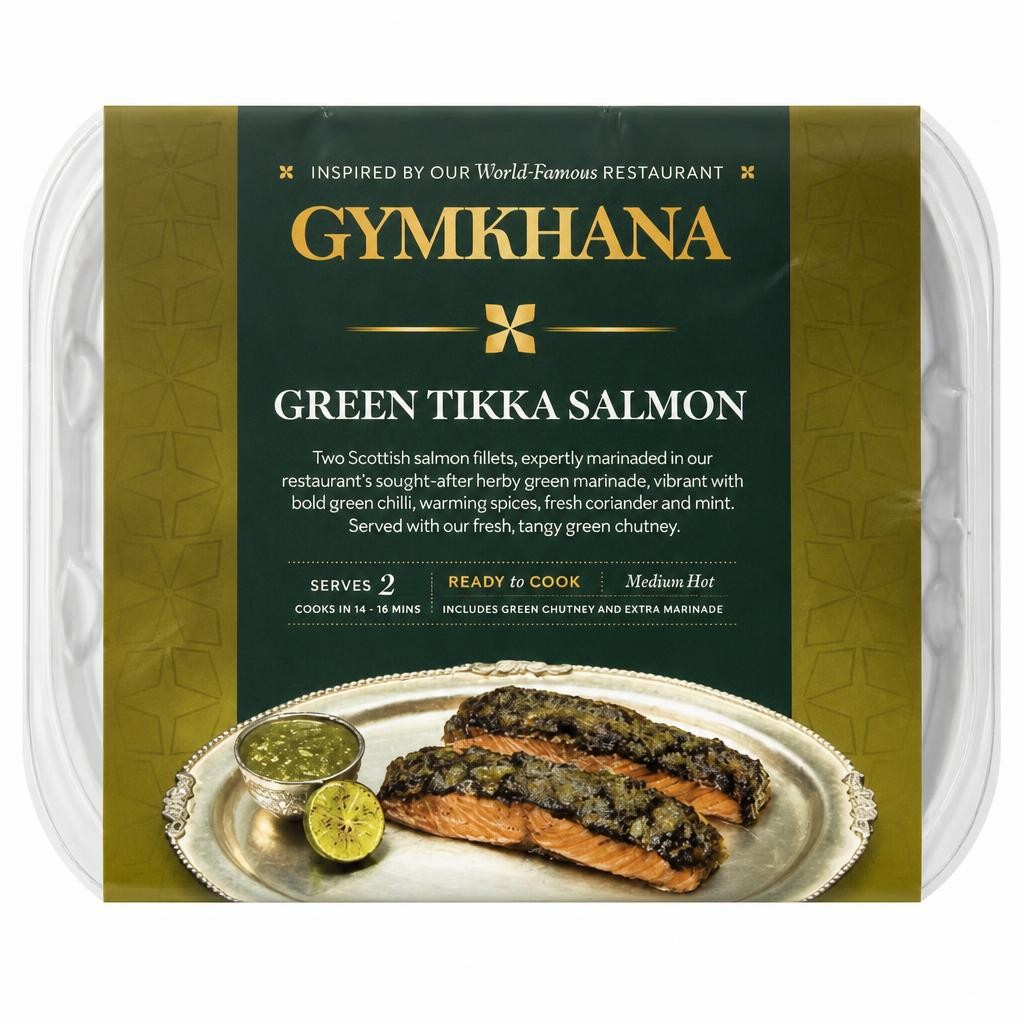 Gymkhana Green Tikka Salmon