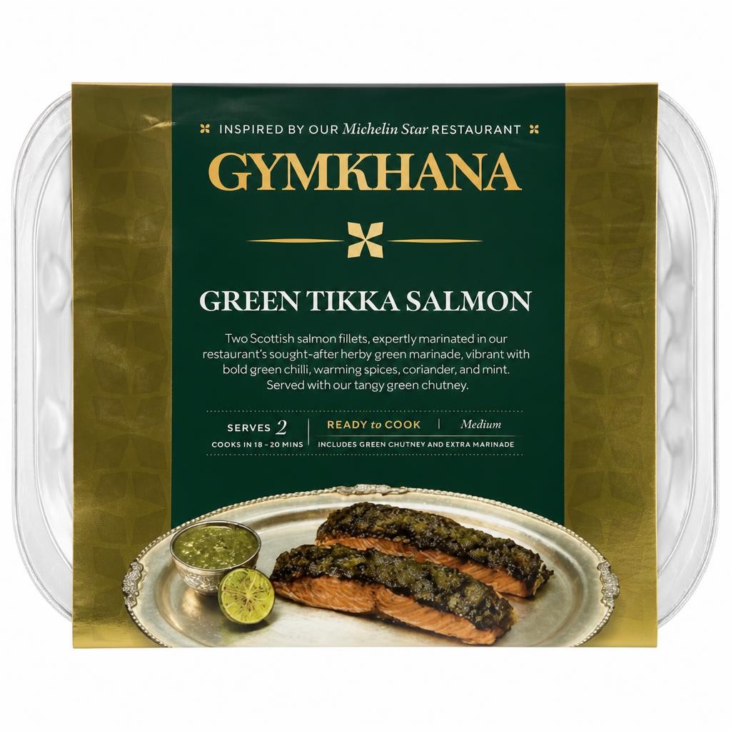 Gymkhana Green Tikka Salmon