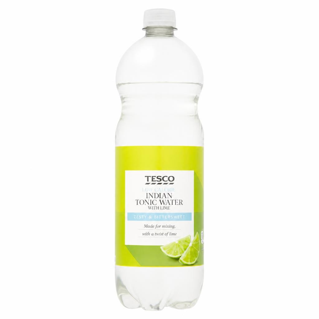 Tesco Low Calorie Indian Tonic Water With Lime 1 Litre