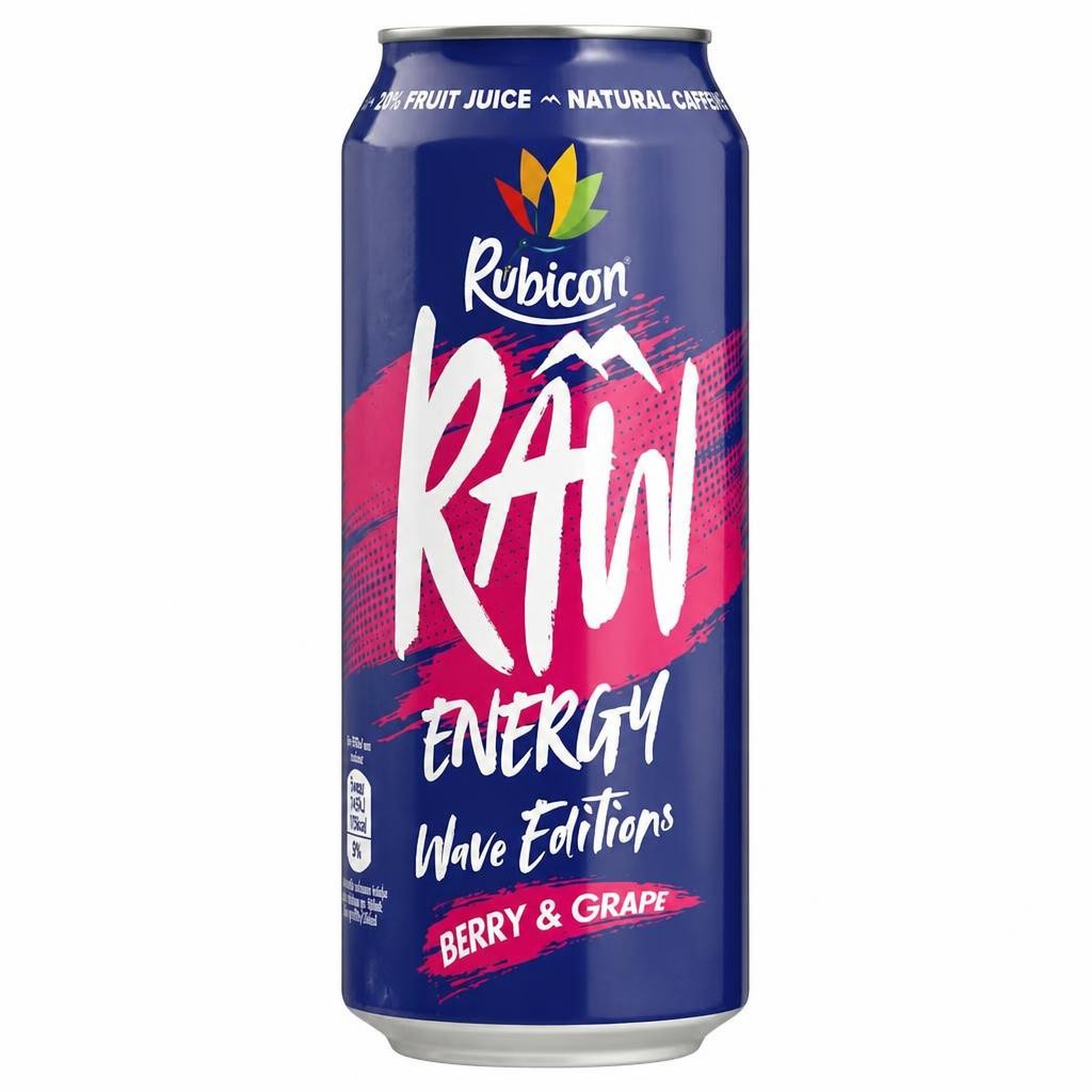 Rubicon RAW Energy Wave Berry & Grape 500ml