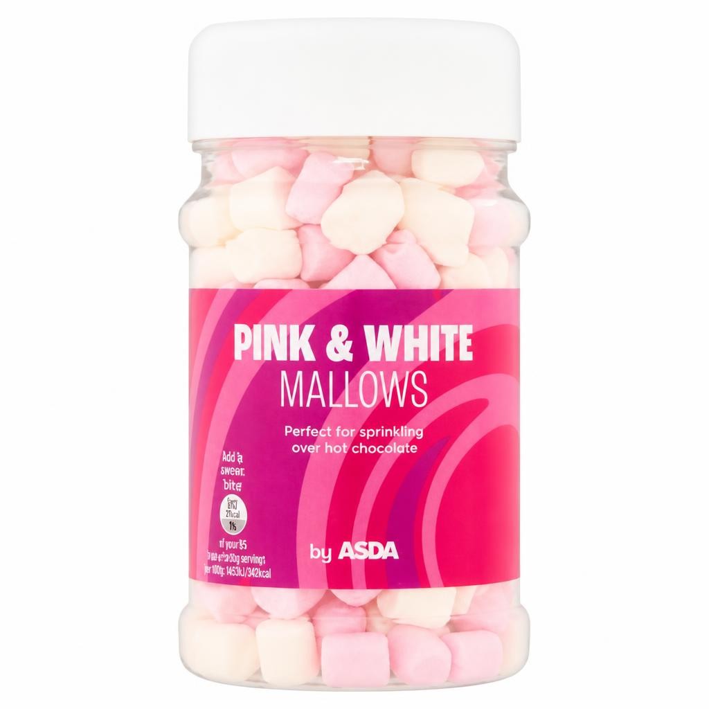 ASDA Pink & White Mallows 55g