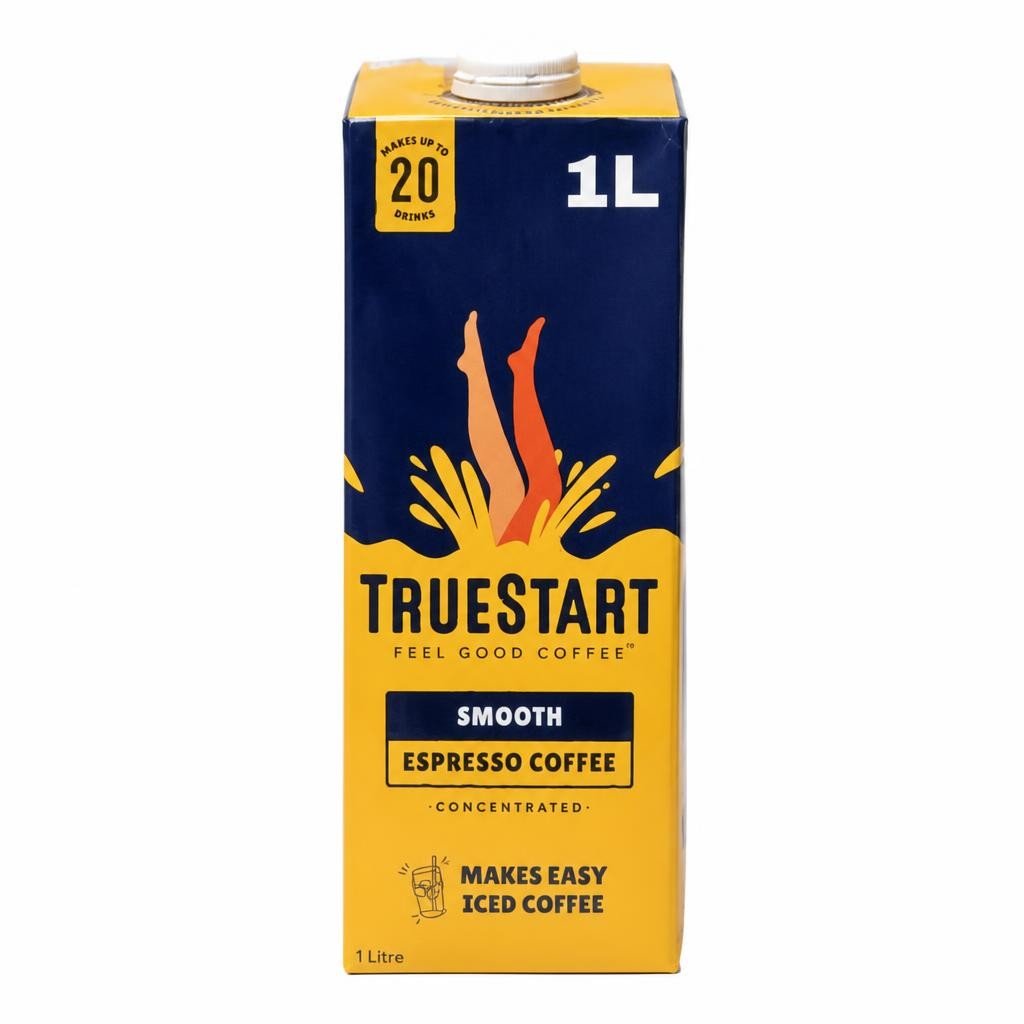 TrueStart Smooth Espresso Coffee Concentrated 1 Litre