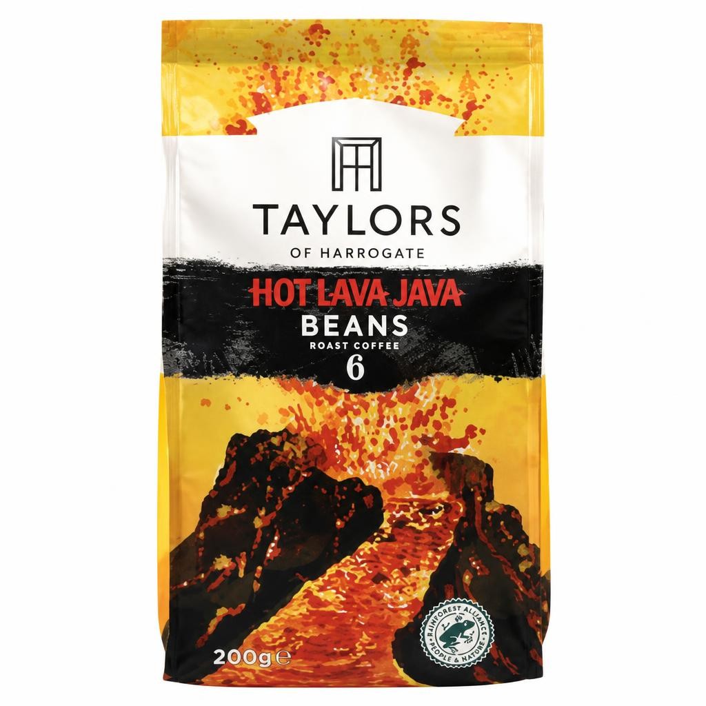 Taylors of Harrogate Hot Lava Java Roast Coffee Beans 200g