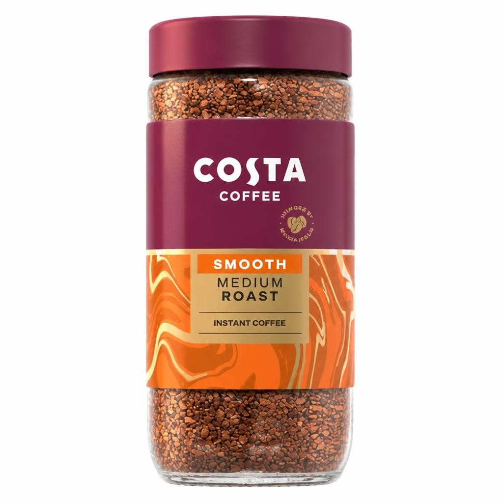 Costa Coffee Smooth Medium Blend Instant Coffee 190g