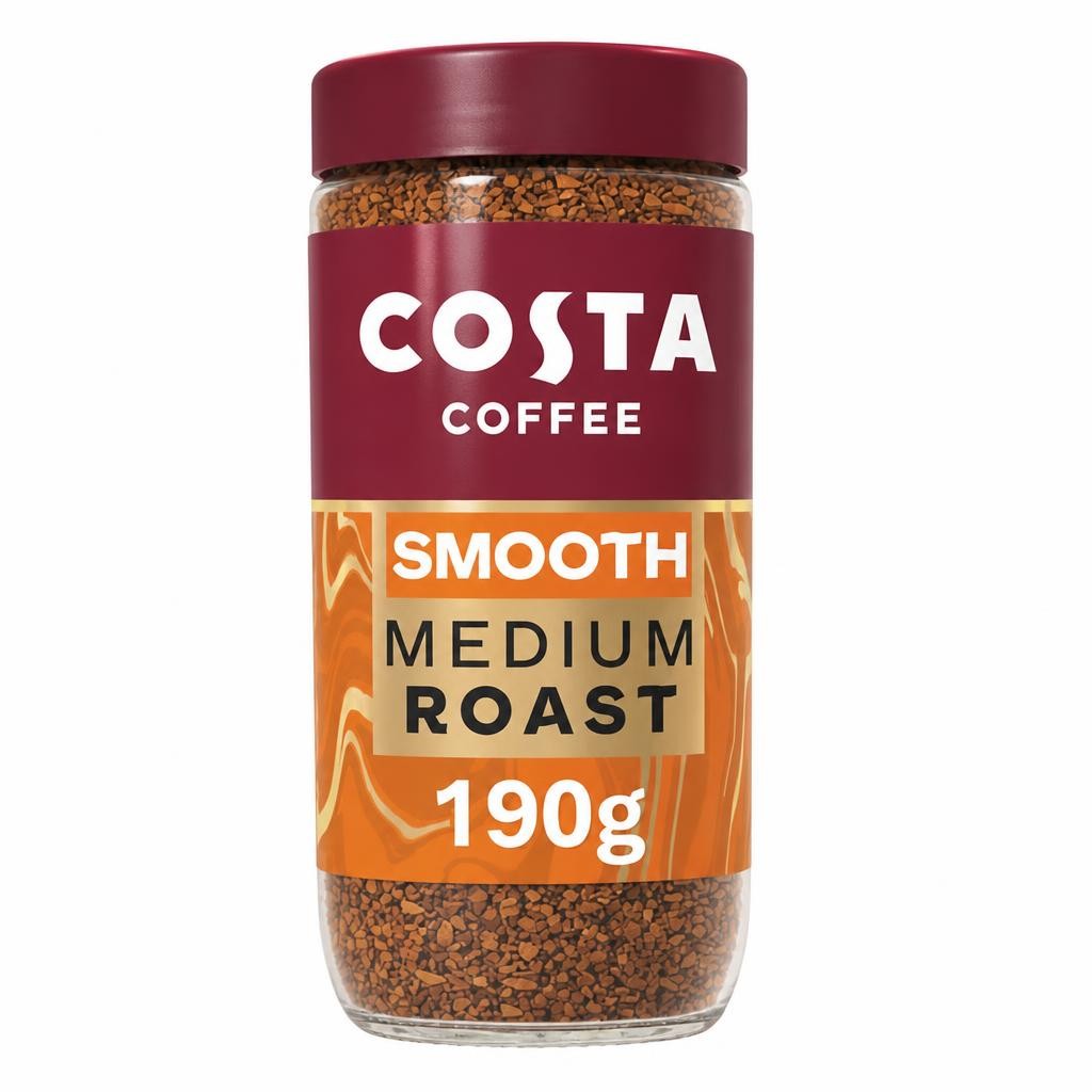 Costa Coffee Smooth Medium Blend Instant Coffee 190g