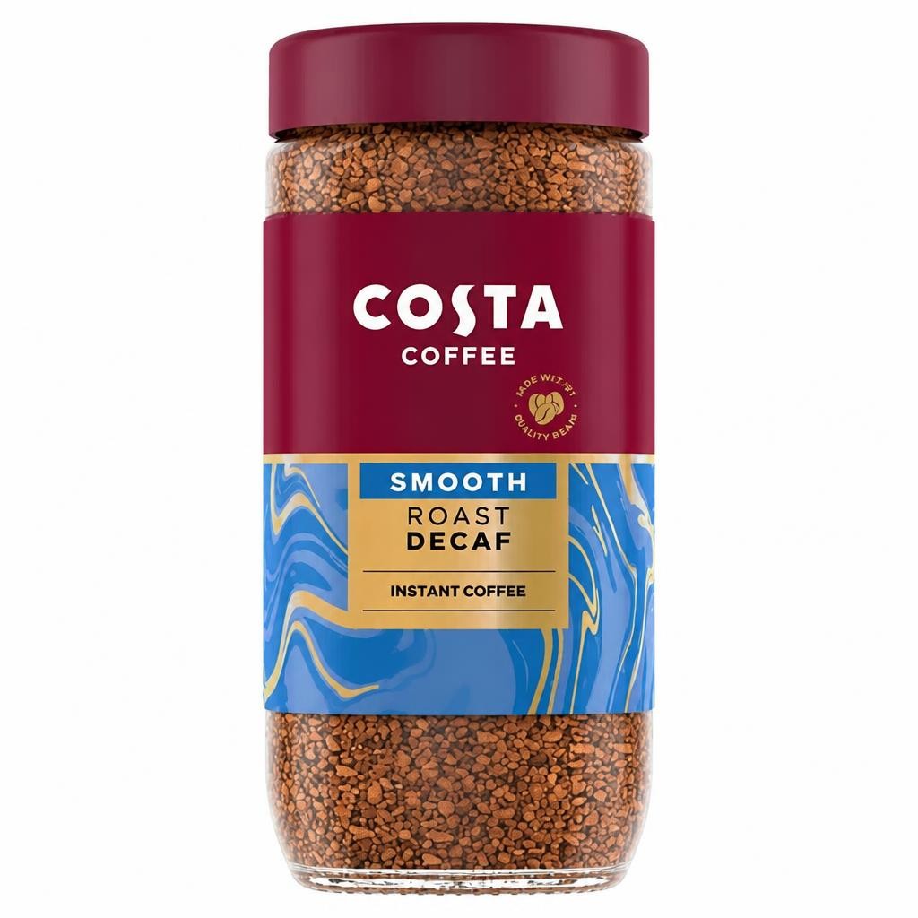 Costa Coffee Smooth Roast Decaf Instant Coffee 190g