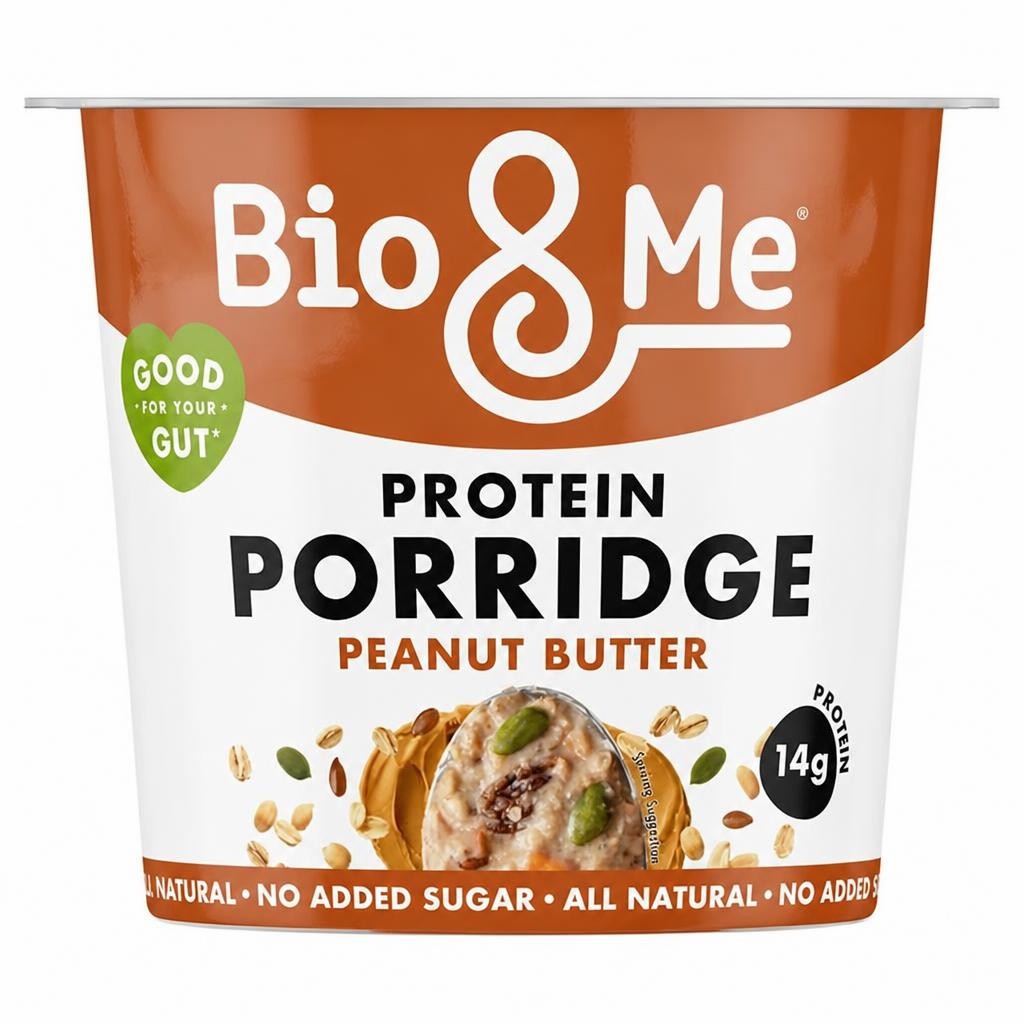 Bio&Me 65g Peanut Butter Protein Porridge Pot
