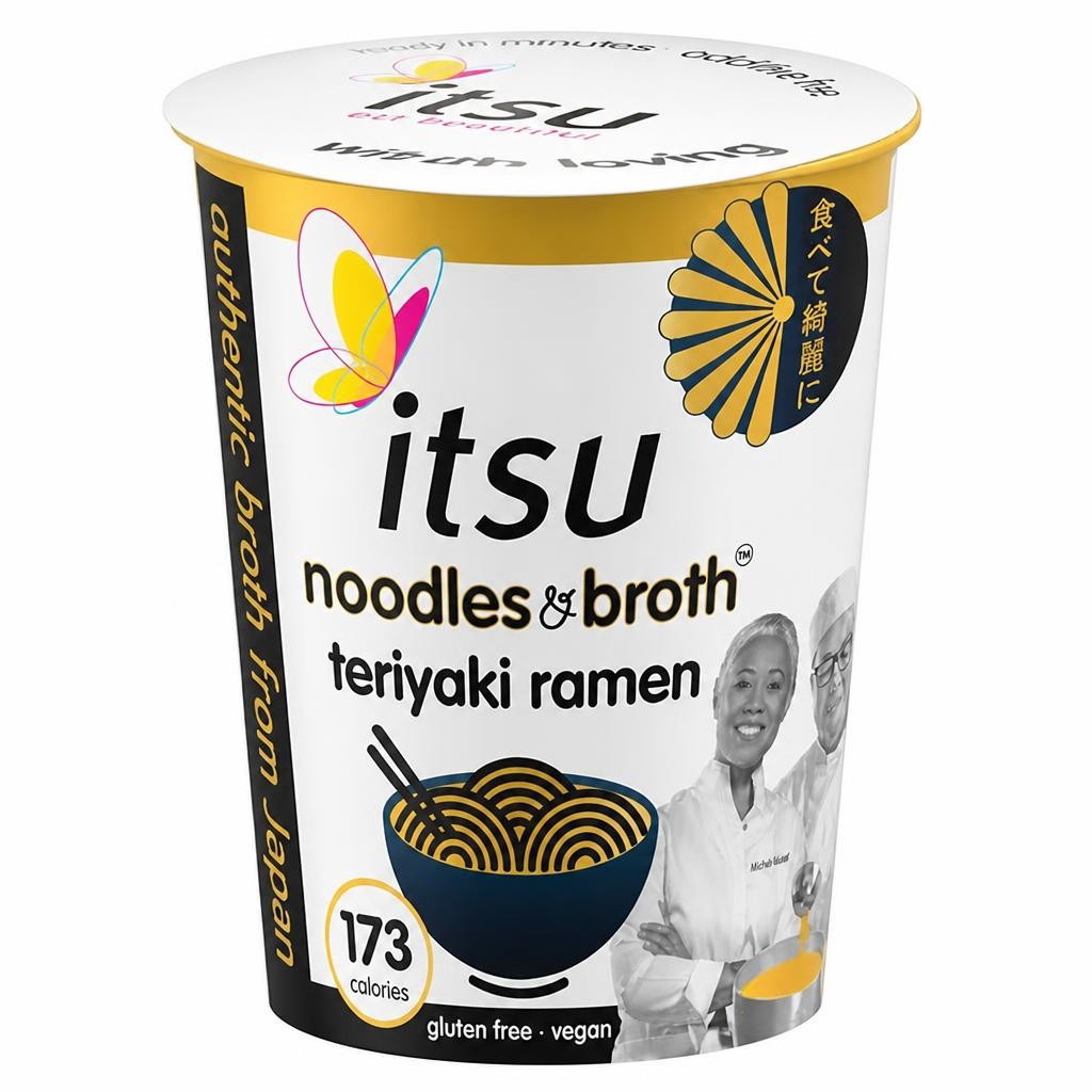 itsu 65g Teriyaki Ramen Instant Noodles & Broth Pot