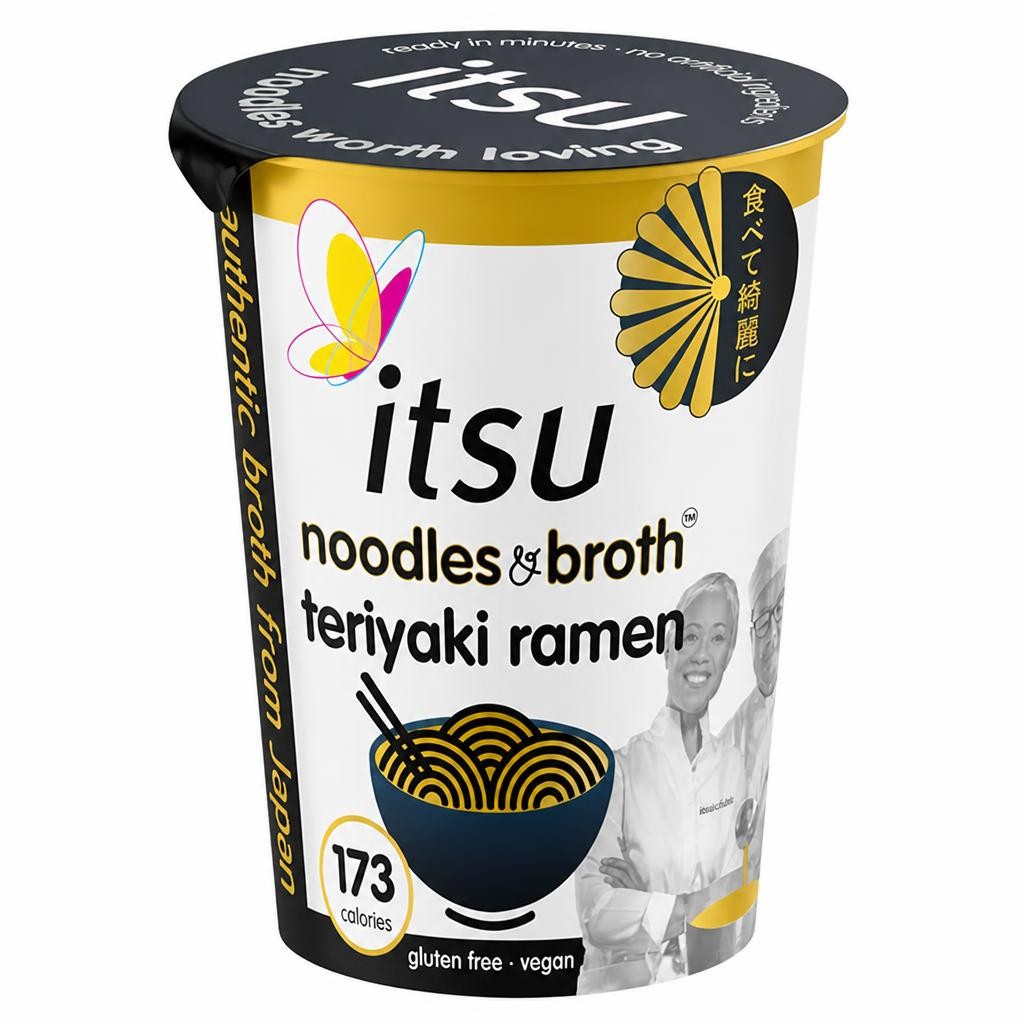 itsu 65g Teriyaki Ramen Instant Noodles & Broth Pot
