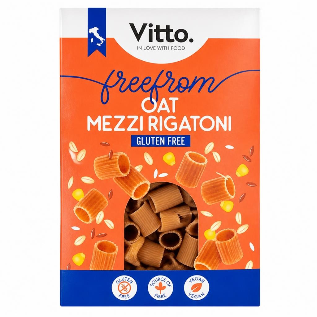 Vitto 400g Freefrom Oat Mezzi Rigatoni Pasta