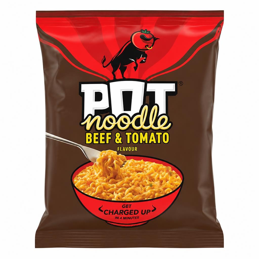 Pot Noodle 114g Beef & Tomato Instant Block Noodles