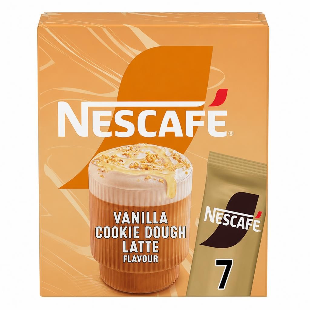 Nescafé 7 x 19.5g Vanilla Cookie Dough Latte Sachets