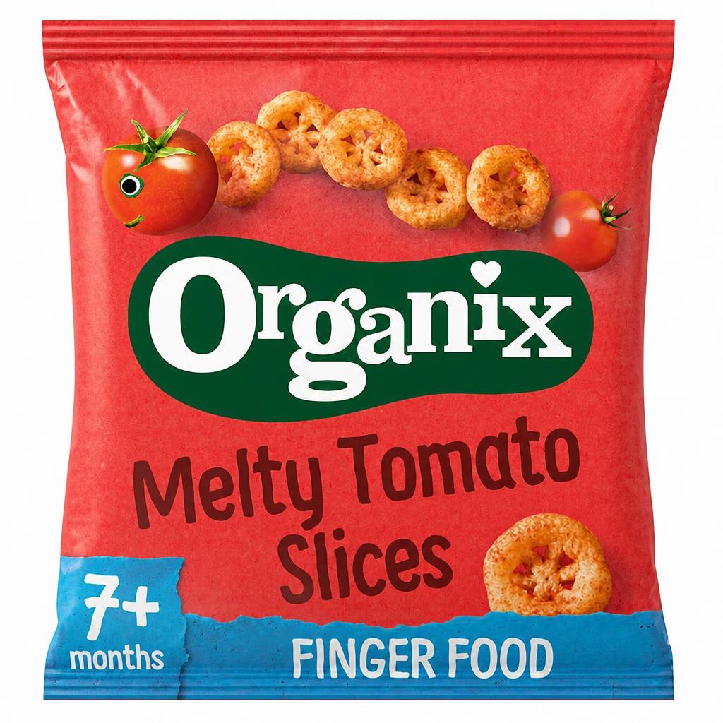 Organix 7 Month Crunchy Slices Tomato 20G