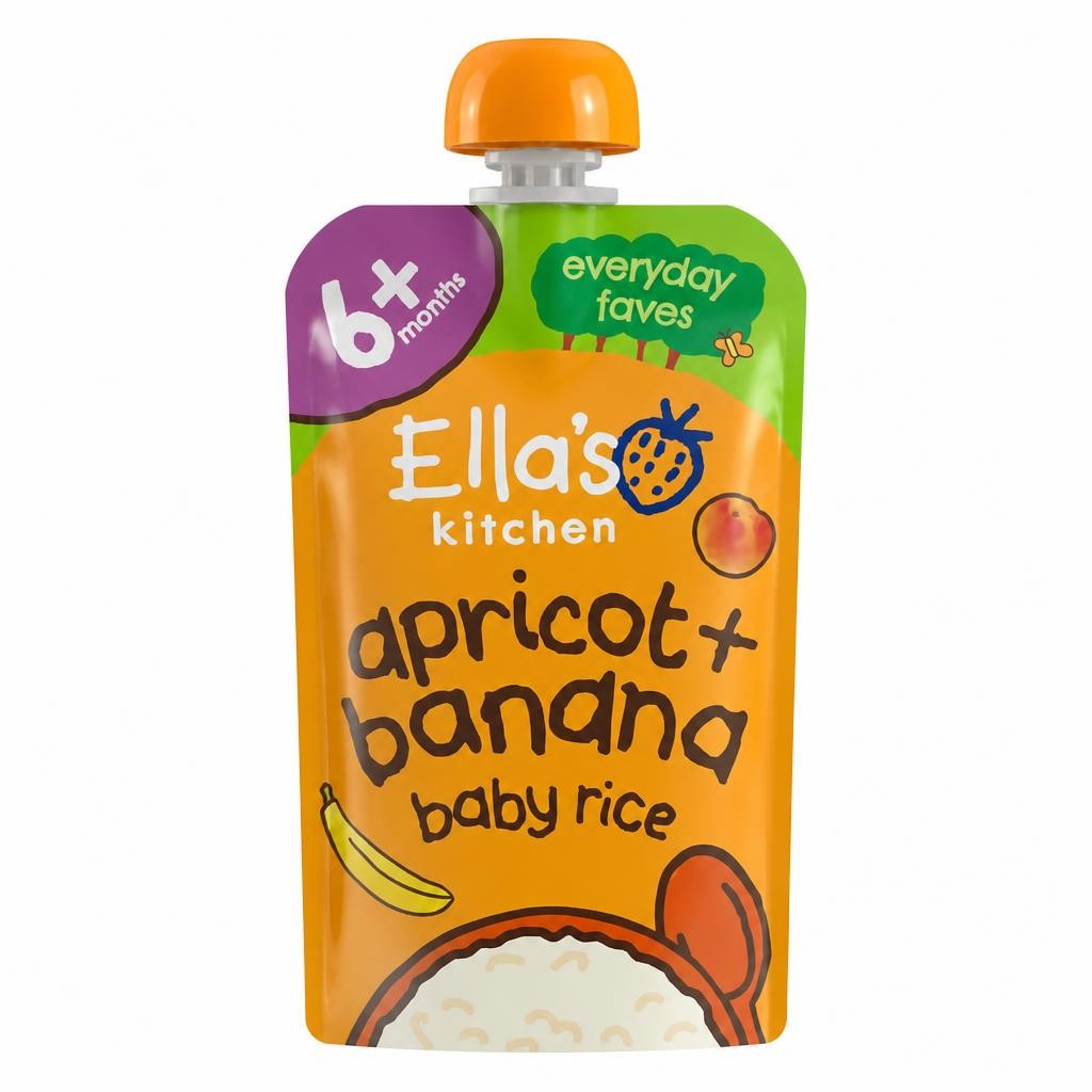 Ella's Kitchen Banana & Apricot Baby Rice 120G