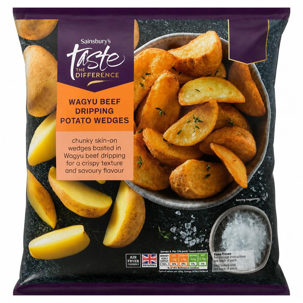 Sainsbury's Taste the Difference Wagyu Beef Dripping Potato Wedges 600g