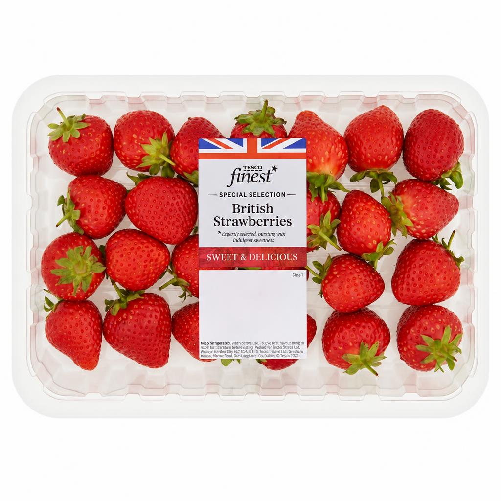 Tesco Finest Strawberries 600G