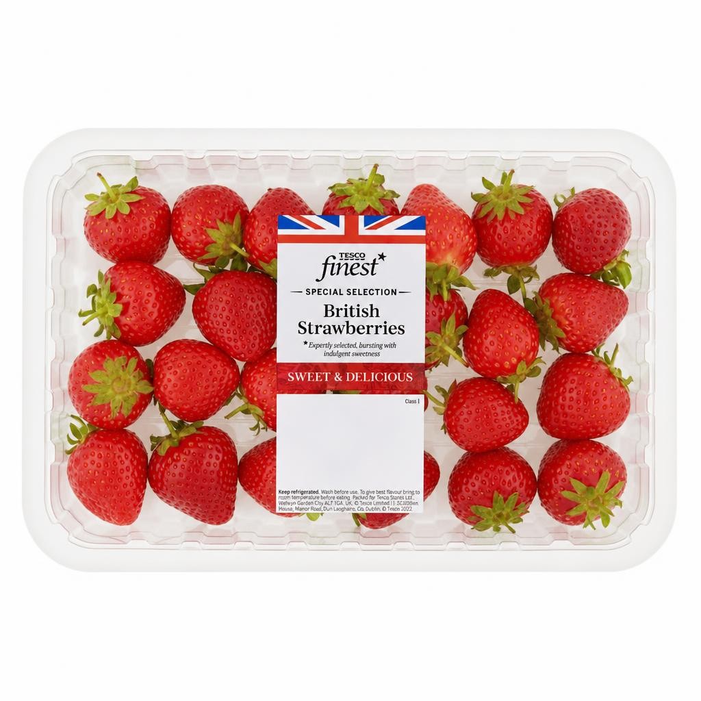 Tesco Finest Strawberries 600G