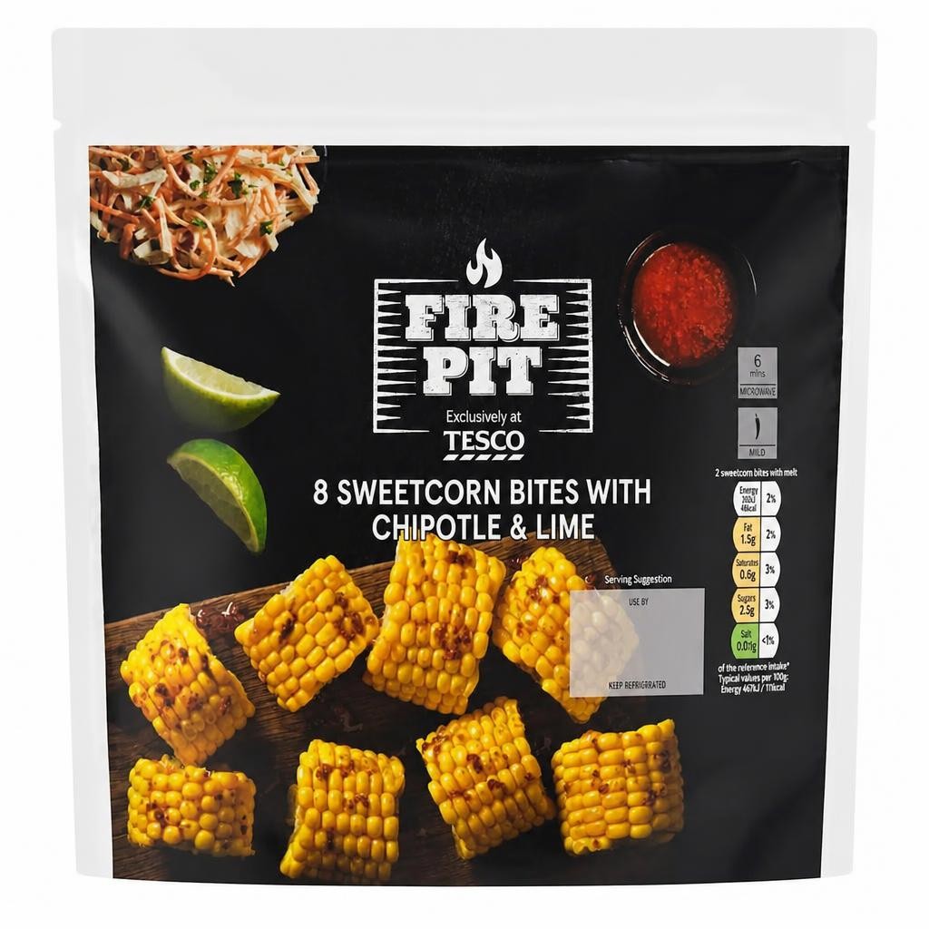 Firepit Sweetcorn Bites with Chipotle & Lime Melt  320g