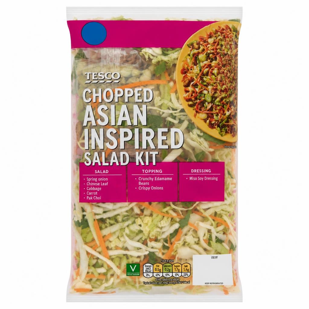Tesco Chopped Soy & Miso Salad Kit 295g
