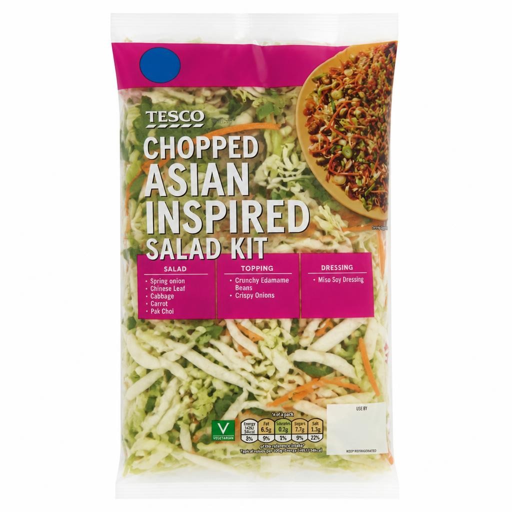 Tesco Chopped Asian Inspired Salad Kit 295g