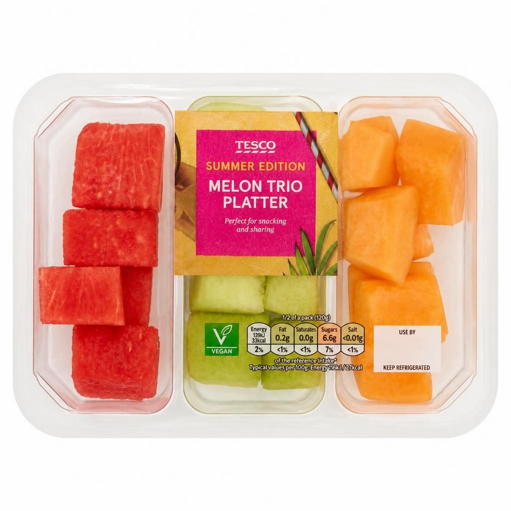 Tesco Melon Trio Platter 240g