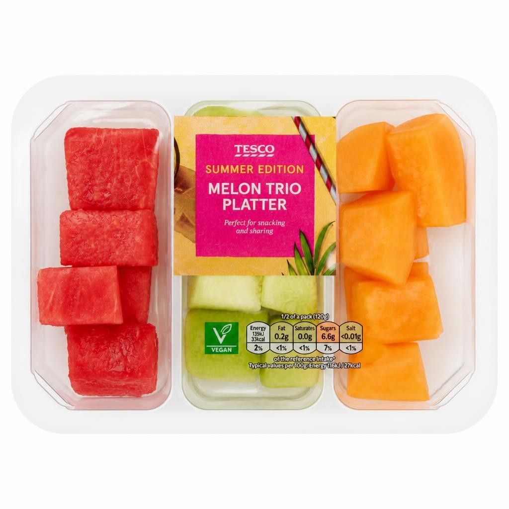 Tesco Melon Trio Platter 240g