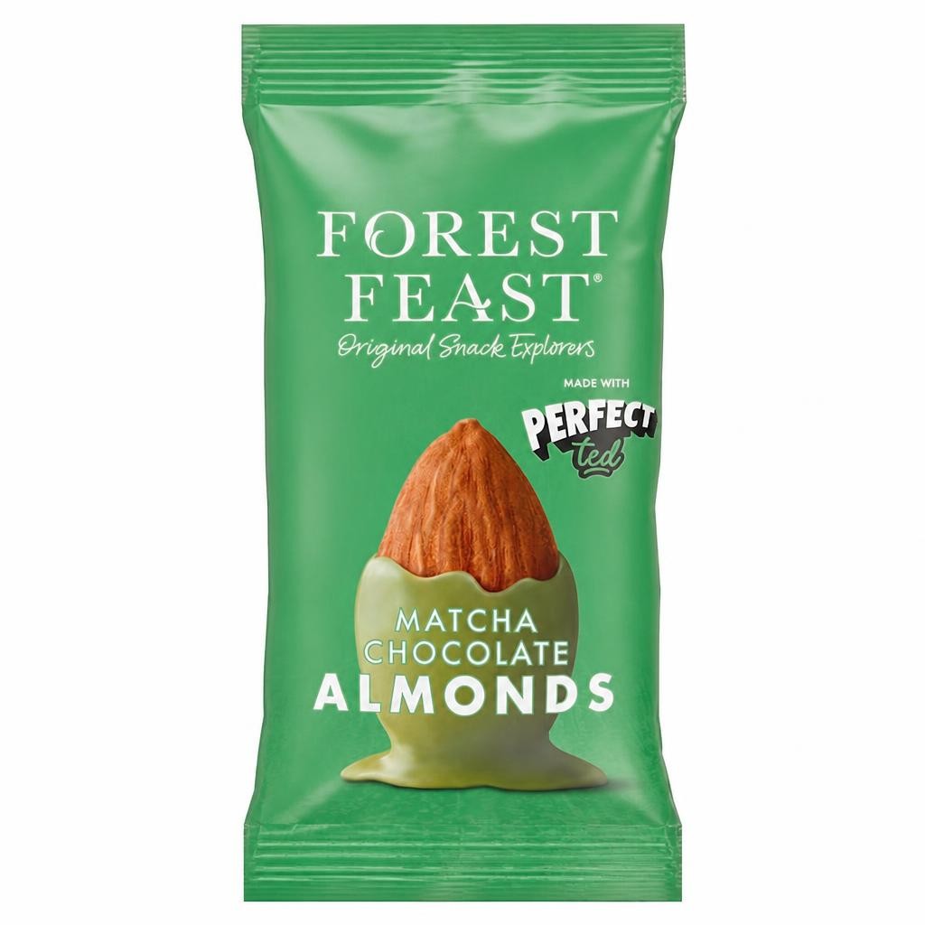 Forest Feast Perfect Ted Matcha Chocolate Almonds 40g
