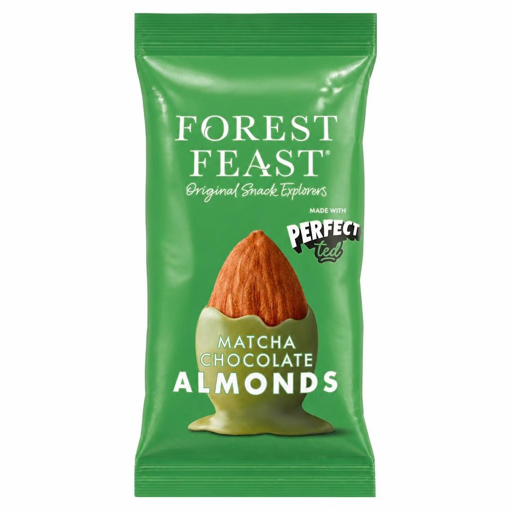 Forest Feast Perfect Ted Matcha Chocolate Almonds 40g