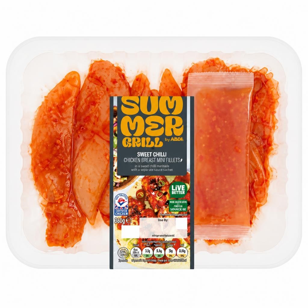 Summer Grill by ASDA Sweet Chilli Chicken Breast Mini Fillets 330g
