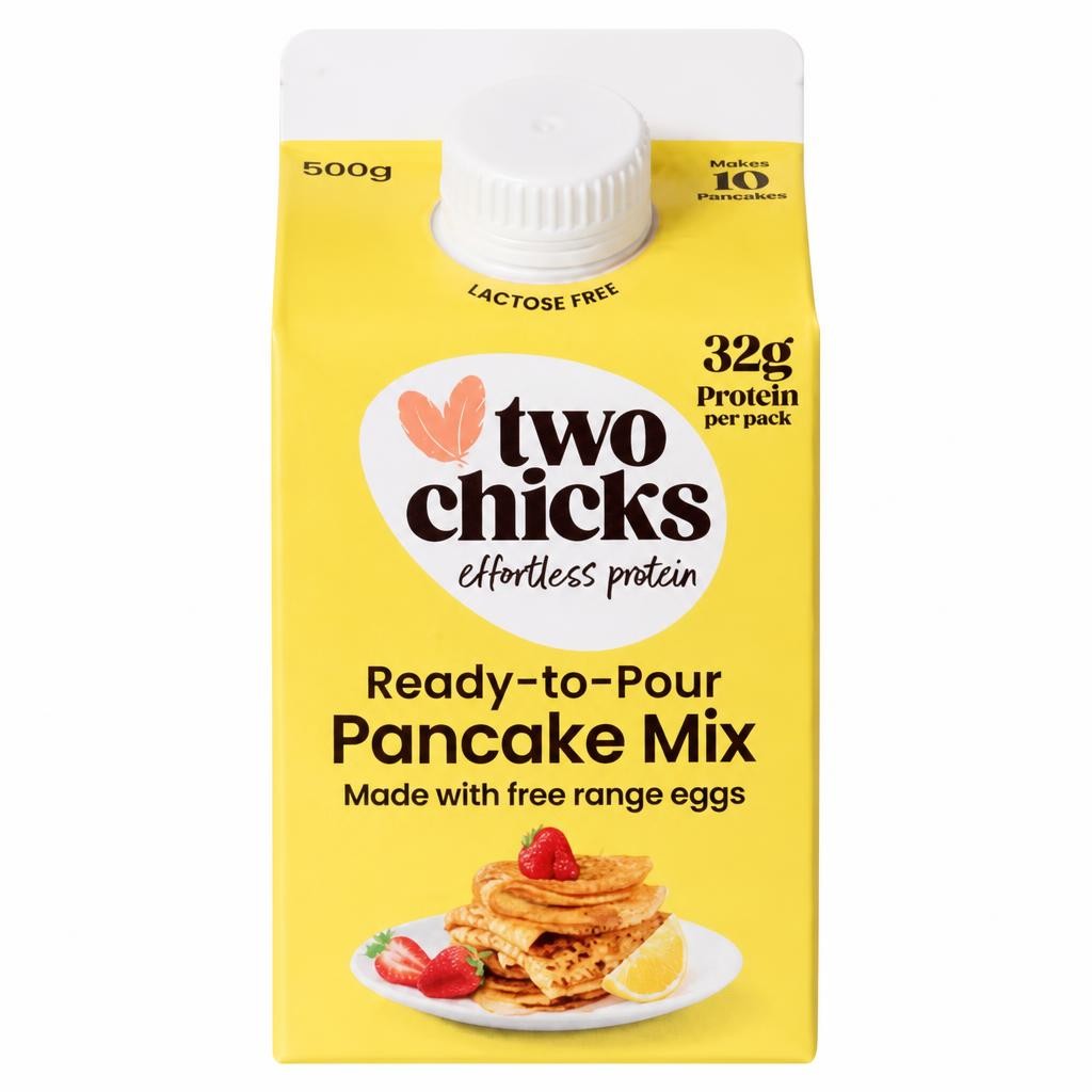 Two Chicks Ready-to-Pour Pancake Mix 500g