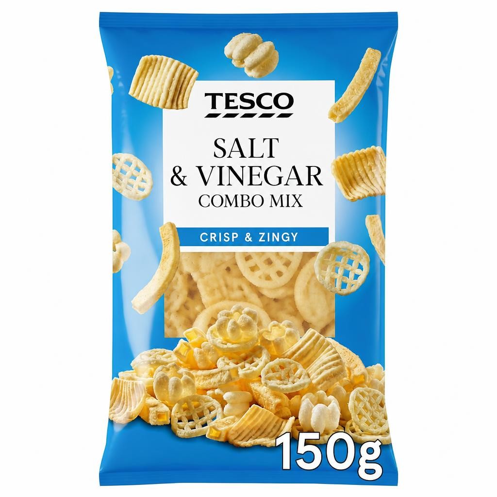 Tesco Salt & Vinegar Combo Mix 150g