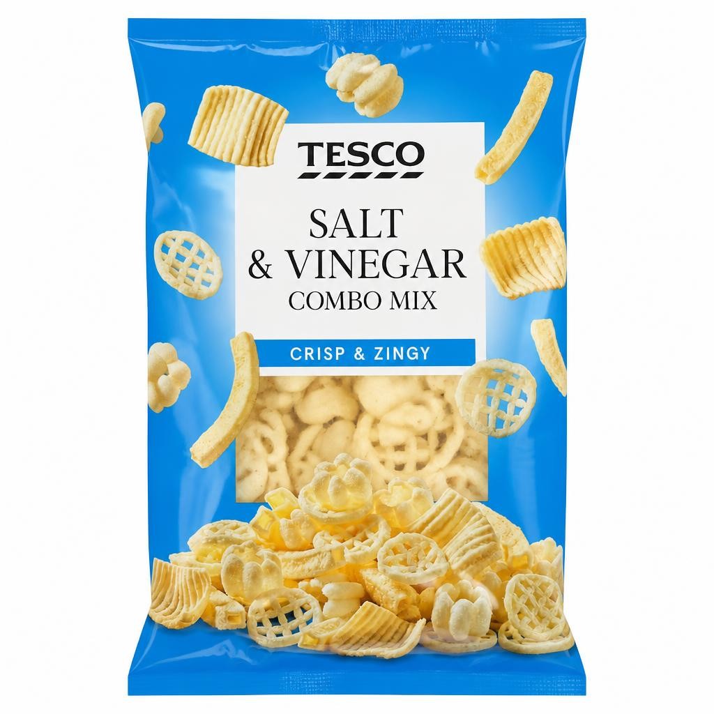 Tesco Salt & Vinegar Combo Mix 150g