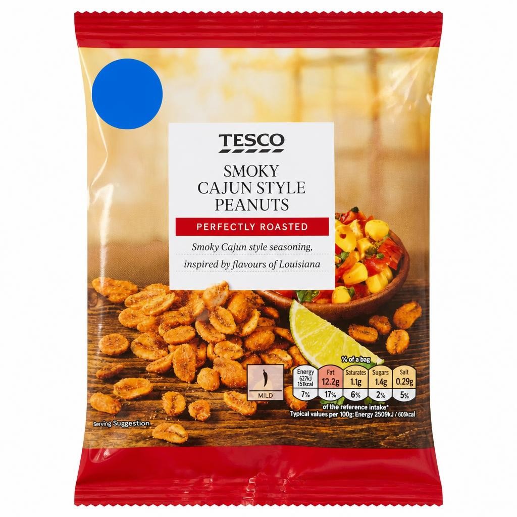 Tesco Smoky Cajun Peanuts 200g