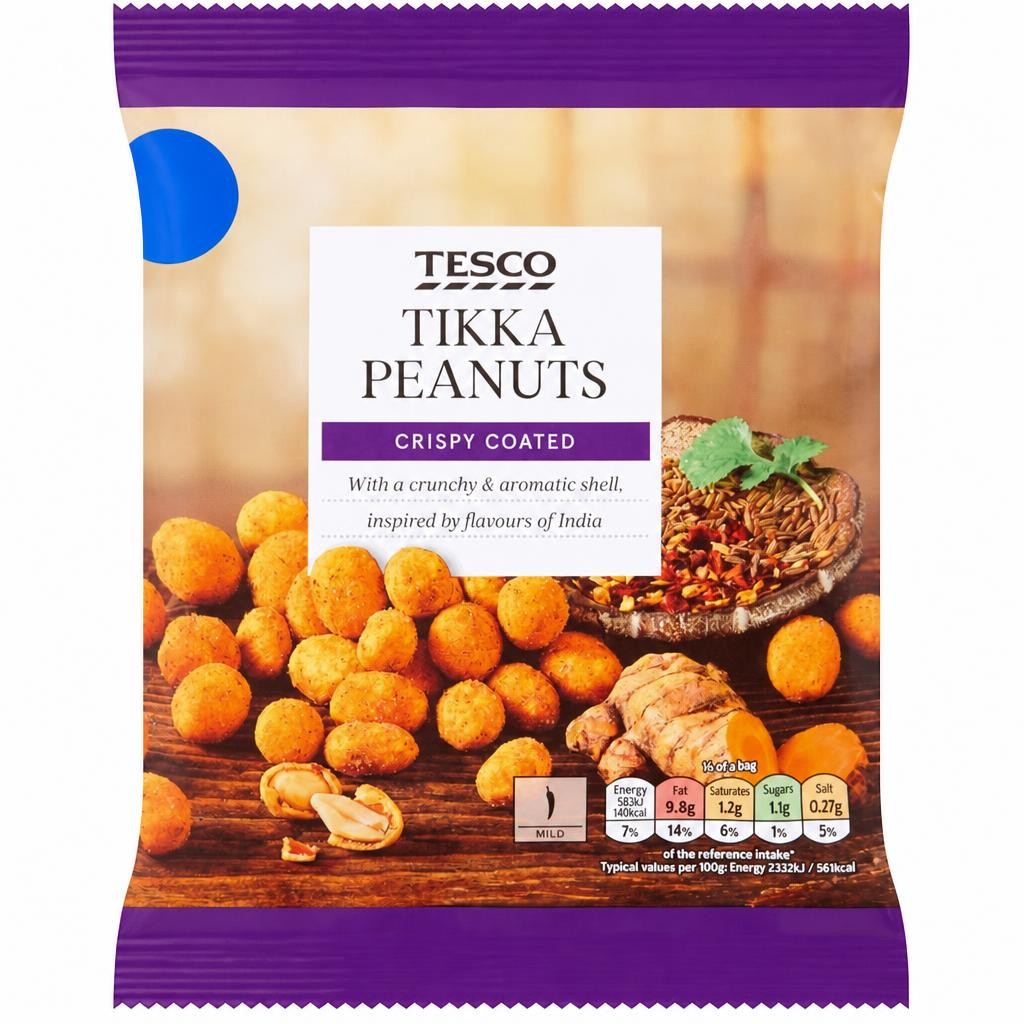 Tesco Tikka Crispy Coated Peanuts 200g