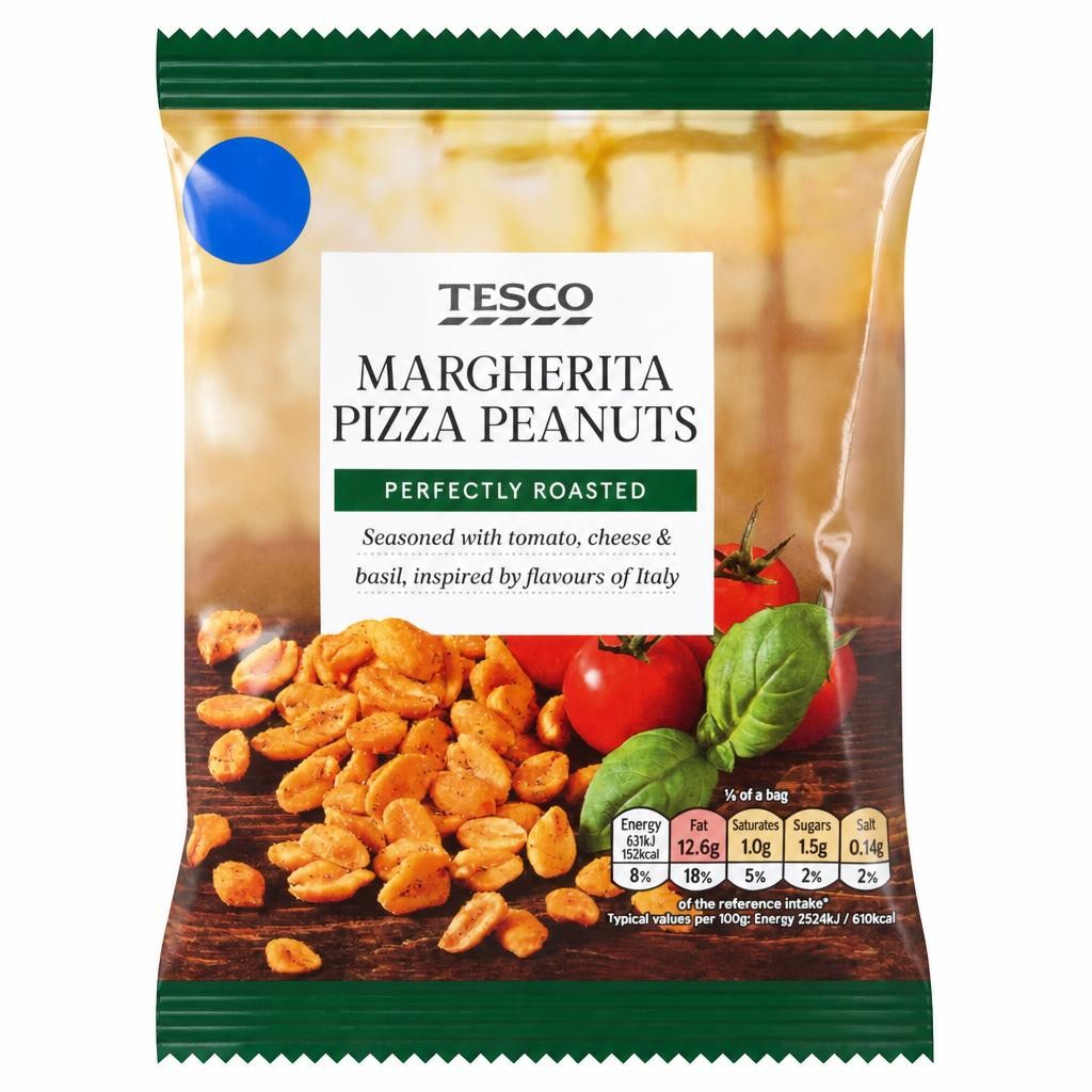 Tesco Margherita Pizza Peanuts 200g