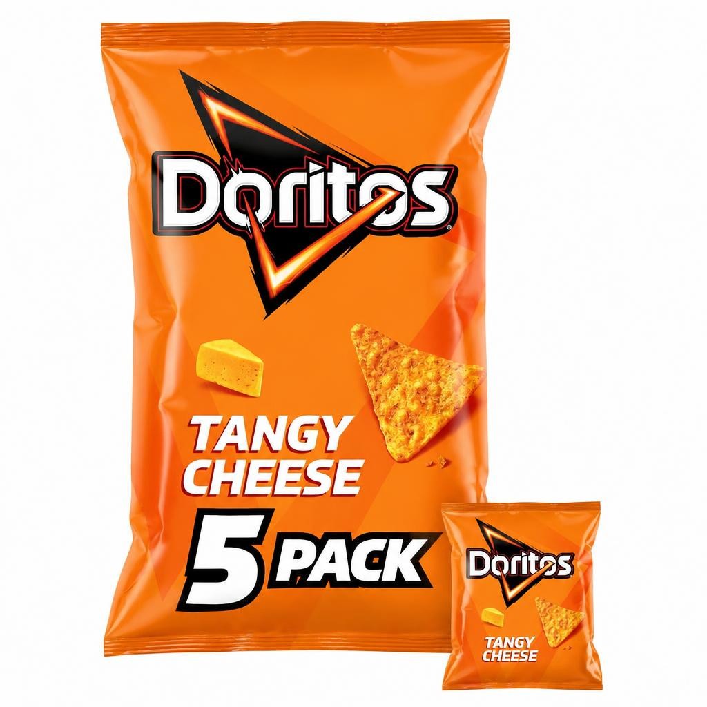 Doritos Tangy Cheese Flavour Corn Chips 5 x 30g
