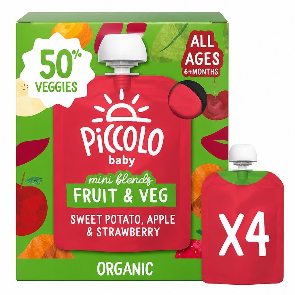 Piccolo Mini Blends Sweet Potato, Apple & Strawberry