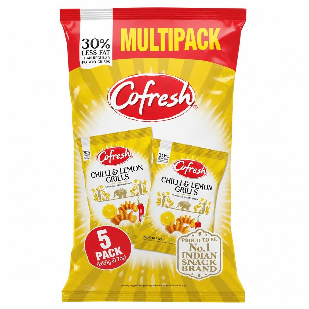 Cofresh Chilli & Lemon Grills Multipack 5X20g