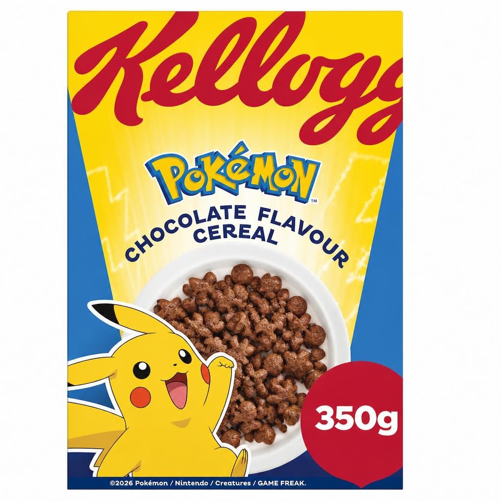 Kellogg's Pokémon Chocolate Flavour Cereal 350g