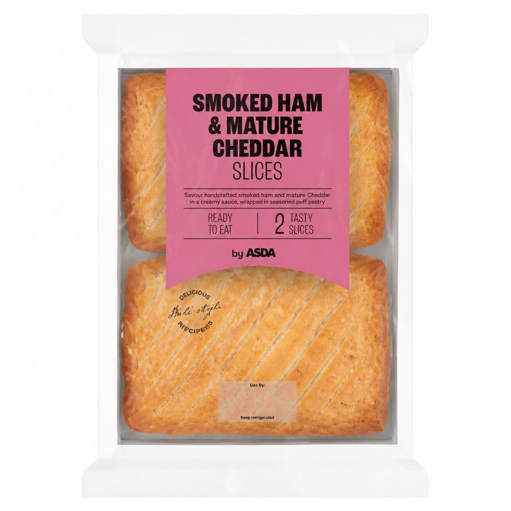ASDA Smoked Ham & Mature Cheddar Slices 300g
