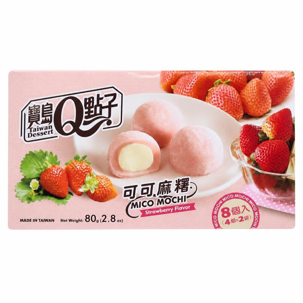 Q Mochi Mico Strawberry Flavor 80g